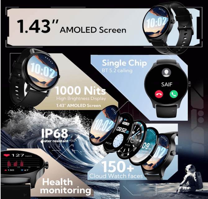 Boult rover pro smartwatch features
