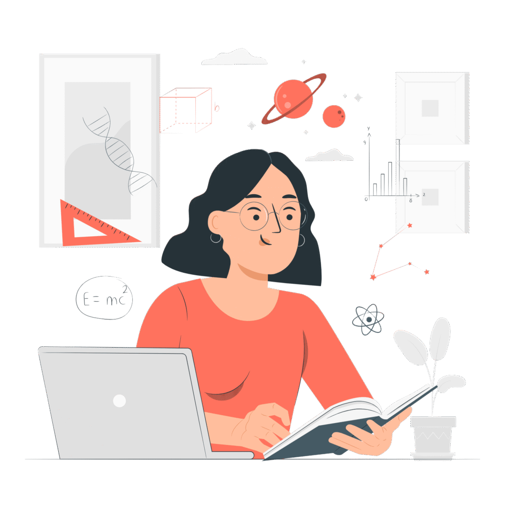 girl reading how gadgets help students